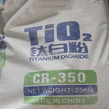 Dióxido de titanio CR350 para recubrimiento de plástico tinta